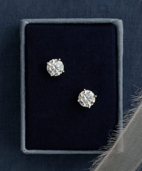 Diamond Stud Earrings