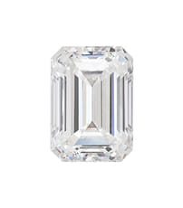Emerald cut diamond