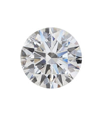 Round cut diamond